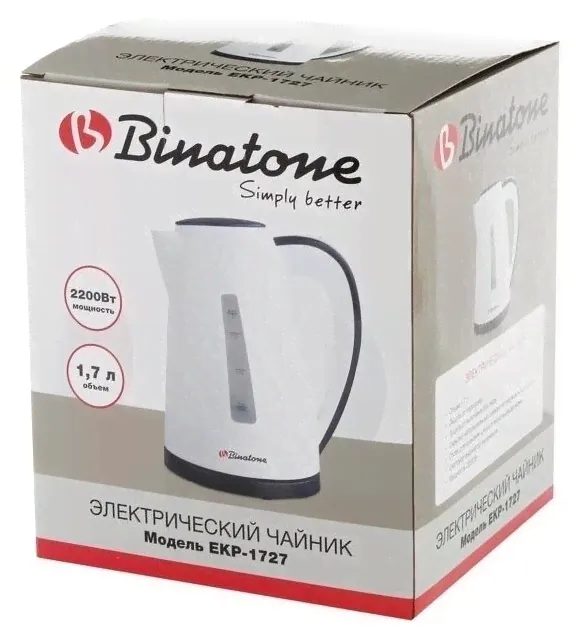 Чайник электрический Binatone EKP1727-0