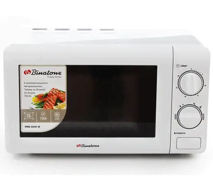 Микроволновая печь Binatone FMO 2030W, 20 л, 0.7 кВт