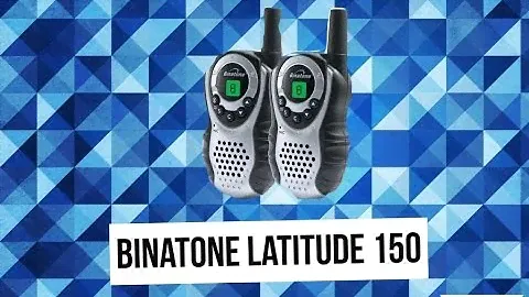 Binatone Latitude 150 Walkie Talkie REVIEW AND WALKTHROUGH