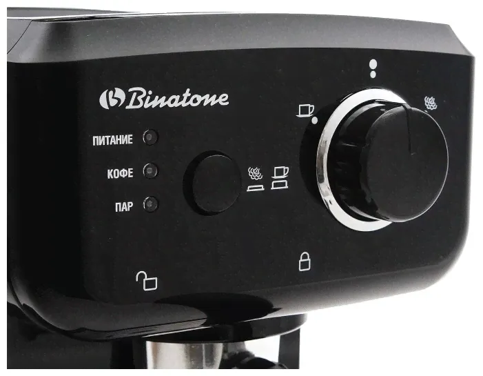 Кофеварка рожковая Binatone ECM-153 черный-0
