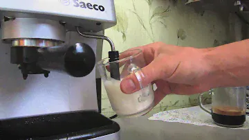 Как я делаю капучино на Saeco