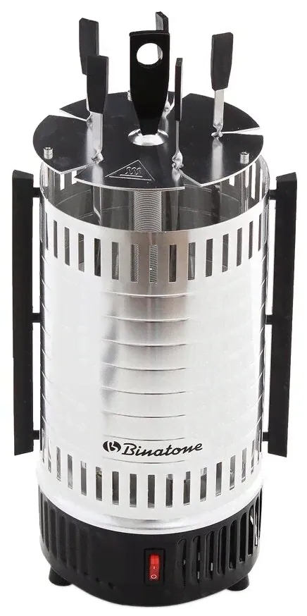 Binatone BINATONE VGM 0601, Электрическая шашлычница (1000 Вт, 5 шампуров) электрогриль